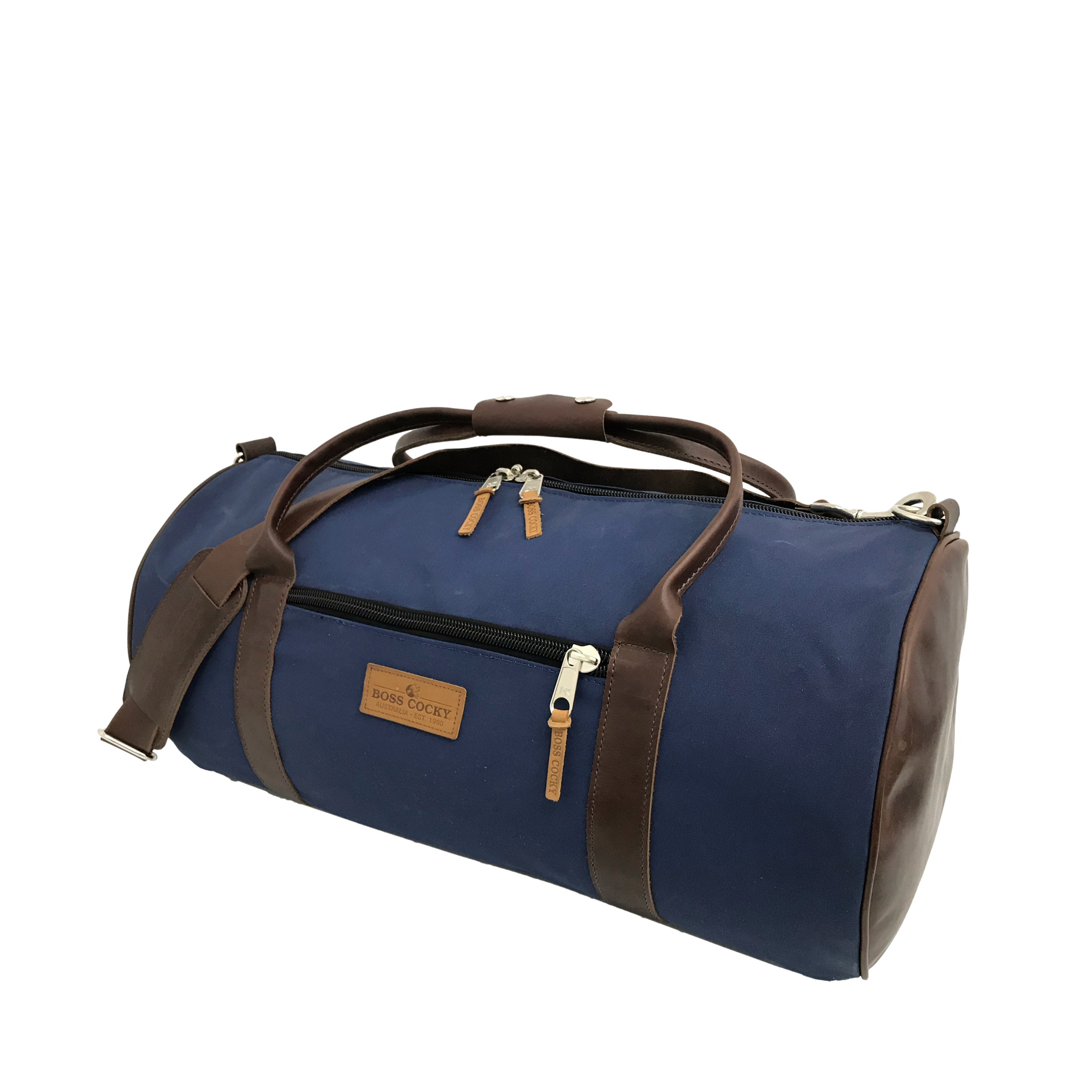 Canvas Leather Duffle Bag