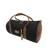 Canvas Leather Duffle Bag