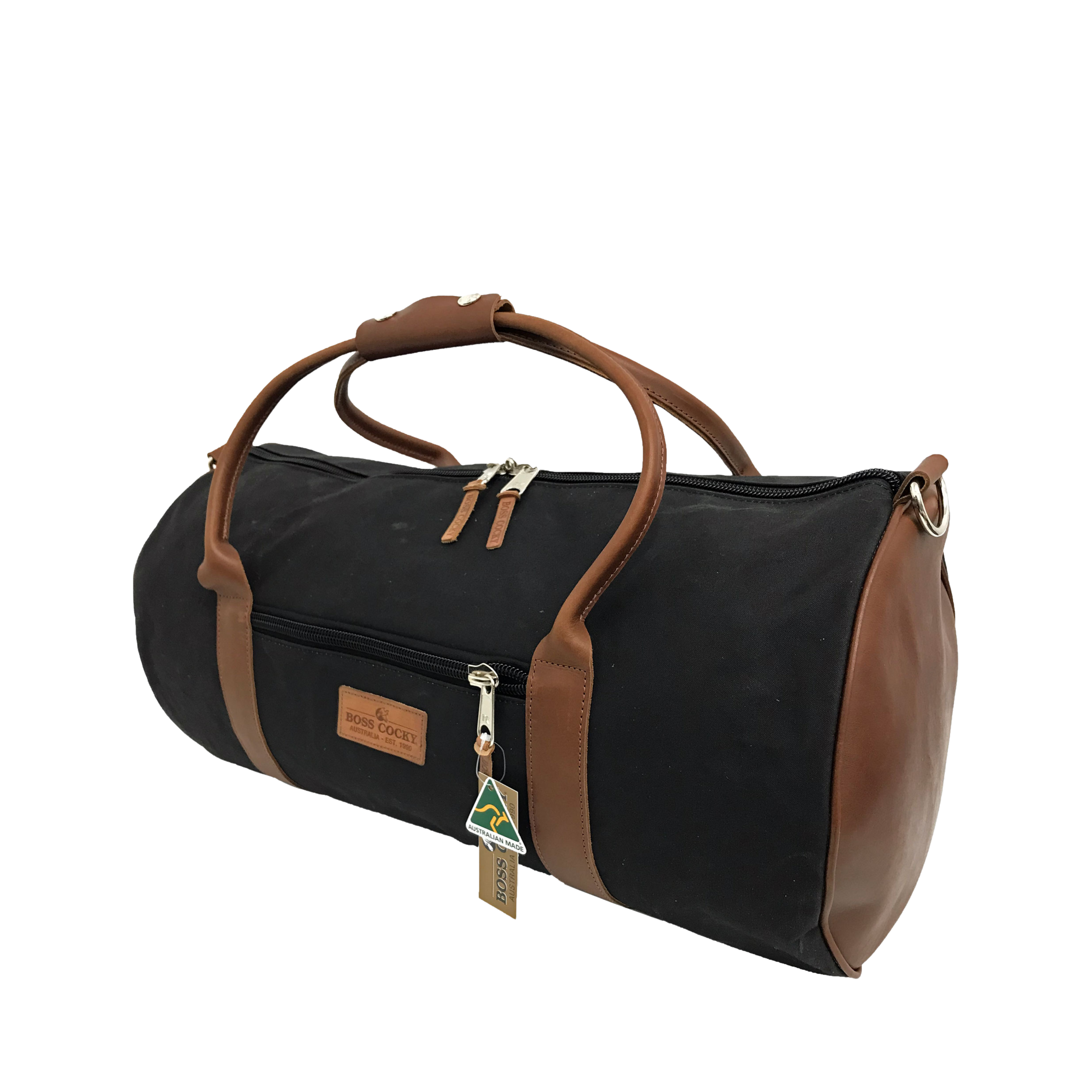 Canvas Leather Duffle Bag