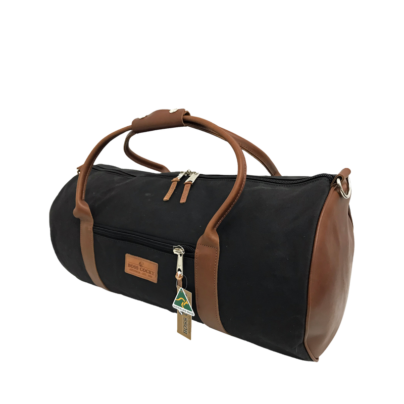 Canvas Leather Duffle Bag