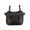 Leather Straight Saddle Bag